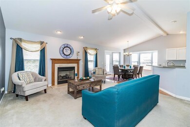 Living Room with Gas Fireplace