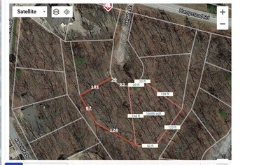 Lot 3 & 4 dimension details. Plenty of gently sloping buildable area.