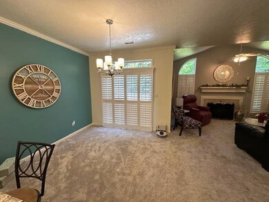 Dining Area with Doors to Courtyard