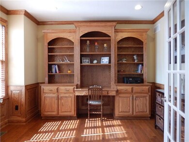 French doors open to first floor den
