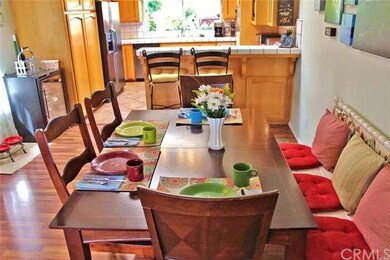 Large dining area off kitchen.