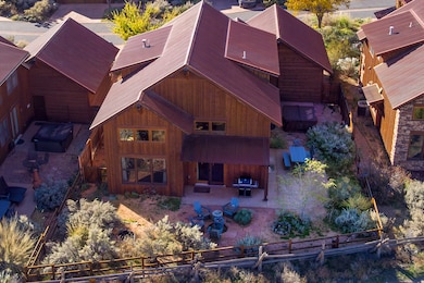 View from above of property