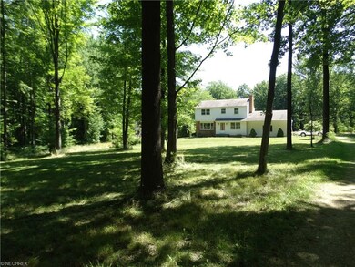 Beautifully treed front yard