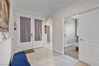 Entryway featuring light hardwood / wood-style flo
