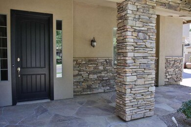 STONE DETAILS AND FRONT PORCH