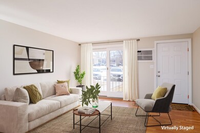 Virtually staged Living Room