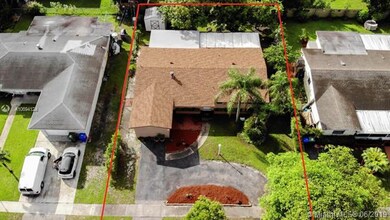 Arial view of the property. Home has new roof.