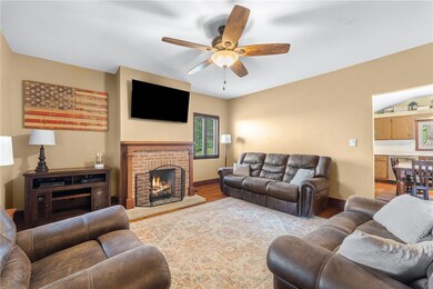 Cozy up by your gas fireplace