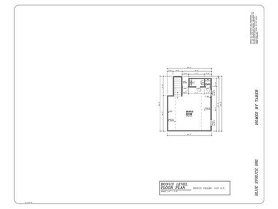 Other Plan. Upstairs Bonus Room with half bath flo