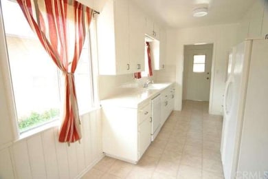 Bright kitchen with new flooring