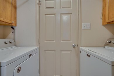Laundry off the kitchen-entry to garage