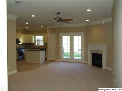 Greatroom is very spacious with recessed lighting,