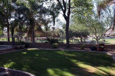 Grassy play area