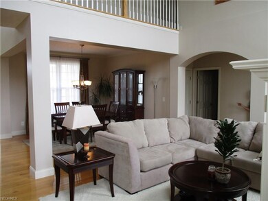 Part of the living room with dining area in the ba