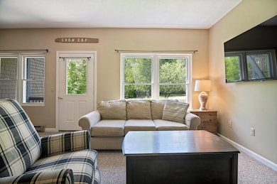 Living room with new windows