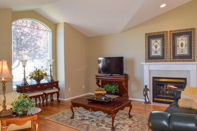 Living Room with Gas Fireplace