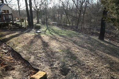 Back yard view from North Side of Home