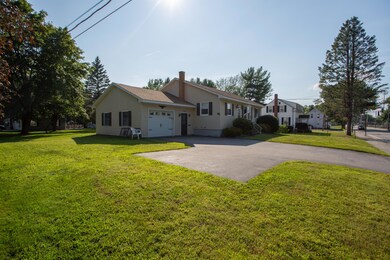 Front side of driveway