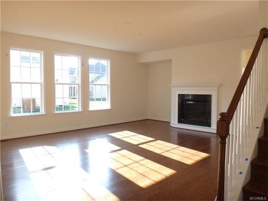 Family Room with gas fire place