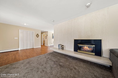 Marble fireplace
