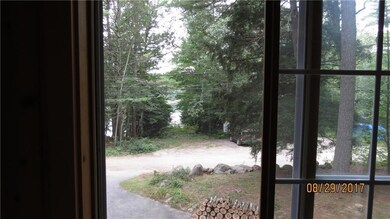 views of the water from the porch.