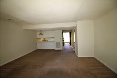 Living area toward kitchen