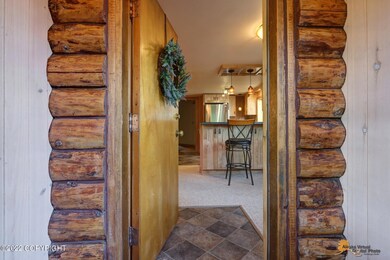 Log home with Arctic entry