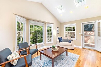 2nd Main Level Living/Flex Room w/Door to Deck