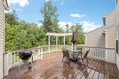 Large deck after a summer rain.