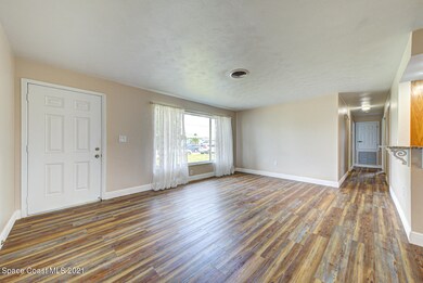living room & front door