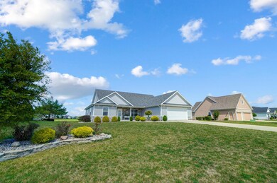 Landscape feature in front yard