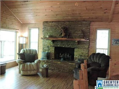 Fireplace has gas logs.