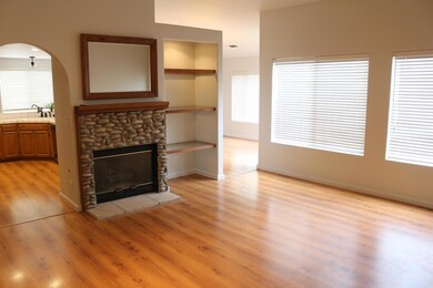 Stone Fireplace, Living Room