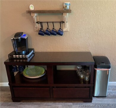 Everyone loves a good coffee bar! Extra kitchen st