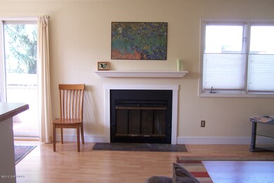 Wood burning fireplace