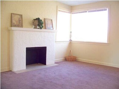 Decorative Fireplace and Large windows to let in T