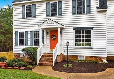 Front entrance to the home