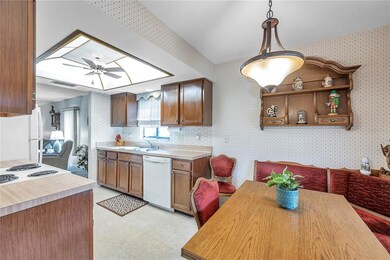 Spacious eat-in kitchen!