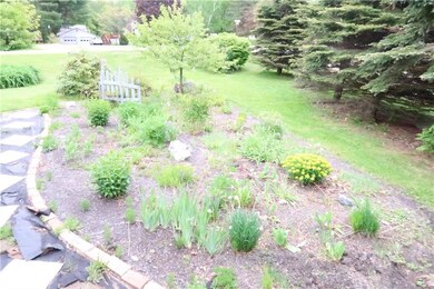 Gardens on south side of home
