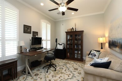 The study is a quiet retreat to work from home whi