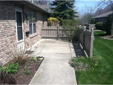 Private fenced in patio as you enter