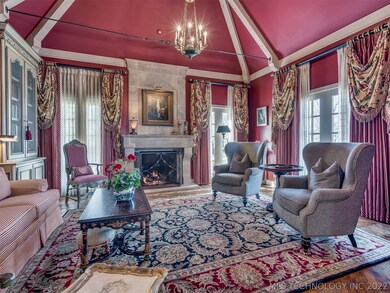 Library with built-in Bibliotheques, Fireplace, Fr