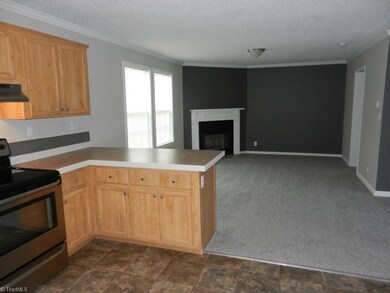 View into Den from Kitchen