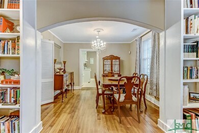 Dining Room with Chandelier
