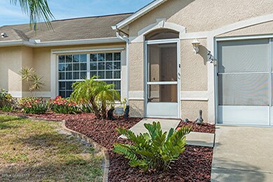 Entryway with screened porch.