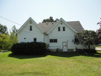 North side of  home
