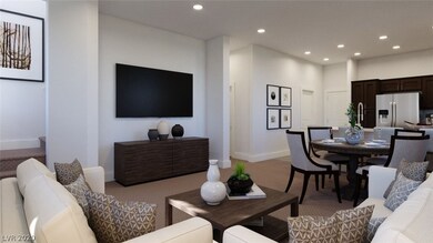 Digital Rendering - C Floor Plan - Living Room