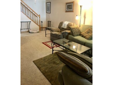 Large living space with built in gas fireplace