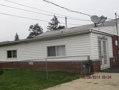Back of the home showing the French Door
