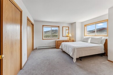 Bedroom with natural light and bump out that only